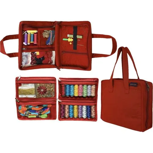 Notions Tote - Portable Sewing Organizer with Detached Sleeves