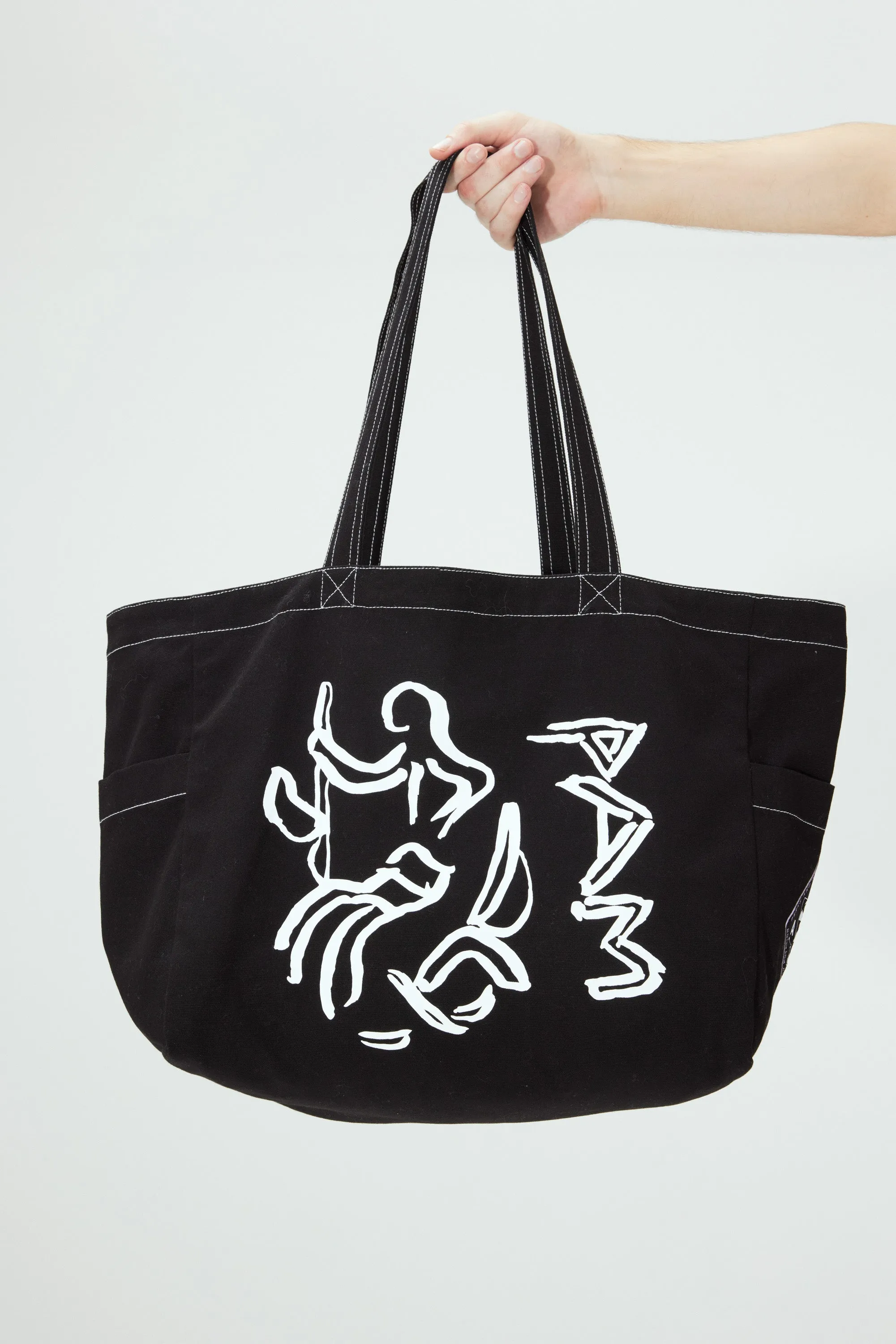 OIL STICK (SUSUMU MUKAI) TOTE BAG