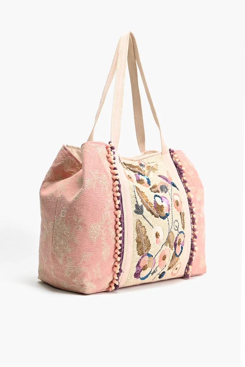 Pansy Chocolate Petal Paradise Tote