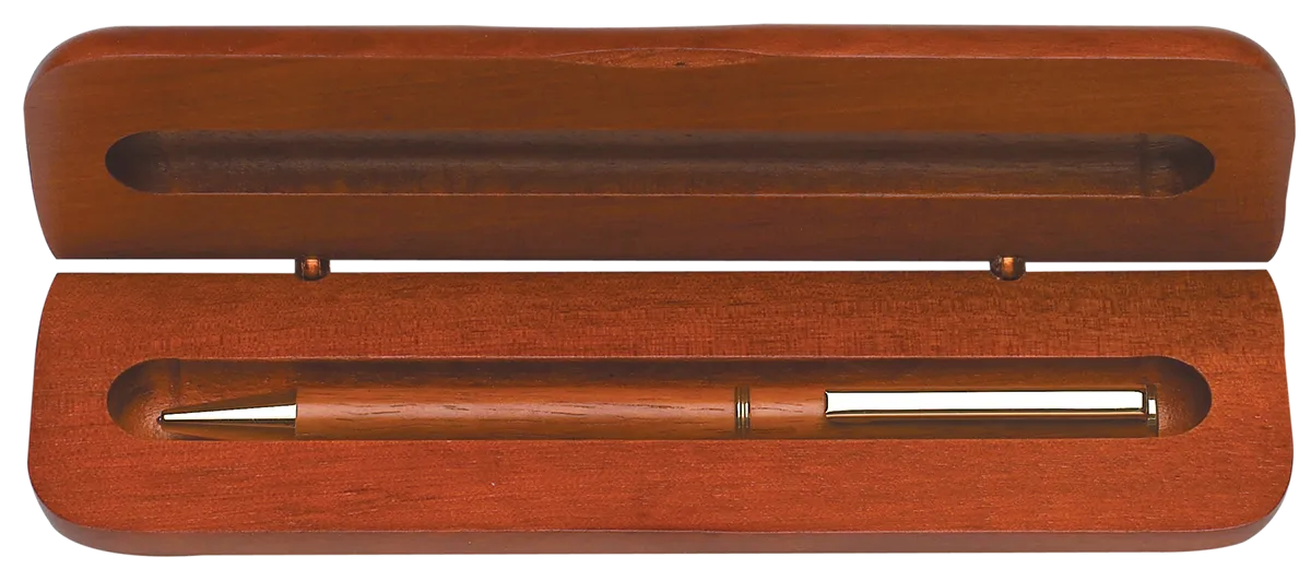 Personalized Redwood Pen Case