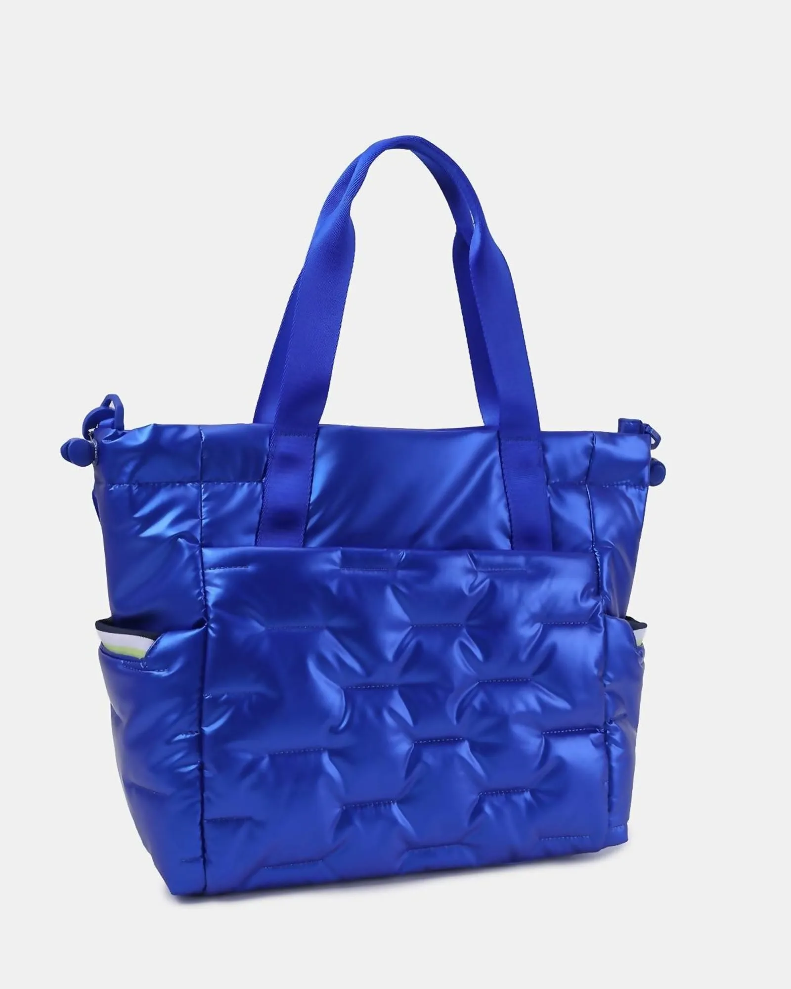 Puffer Tote Bag In Strong Blue | Strong Blue