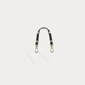 Sarah Bandolet Strap - Black/Gold