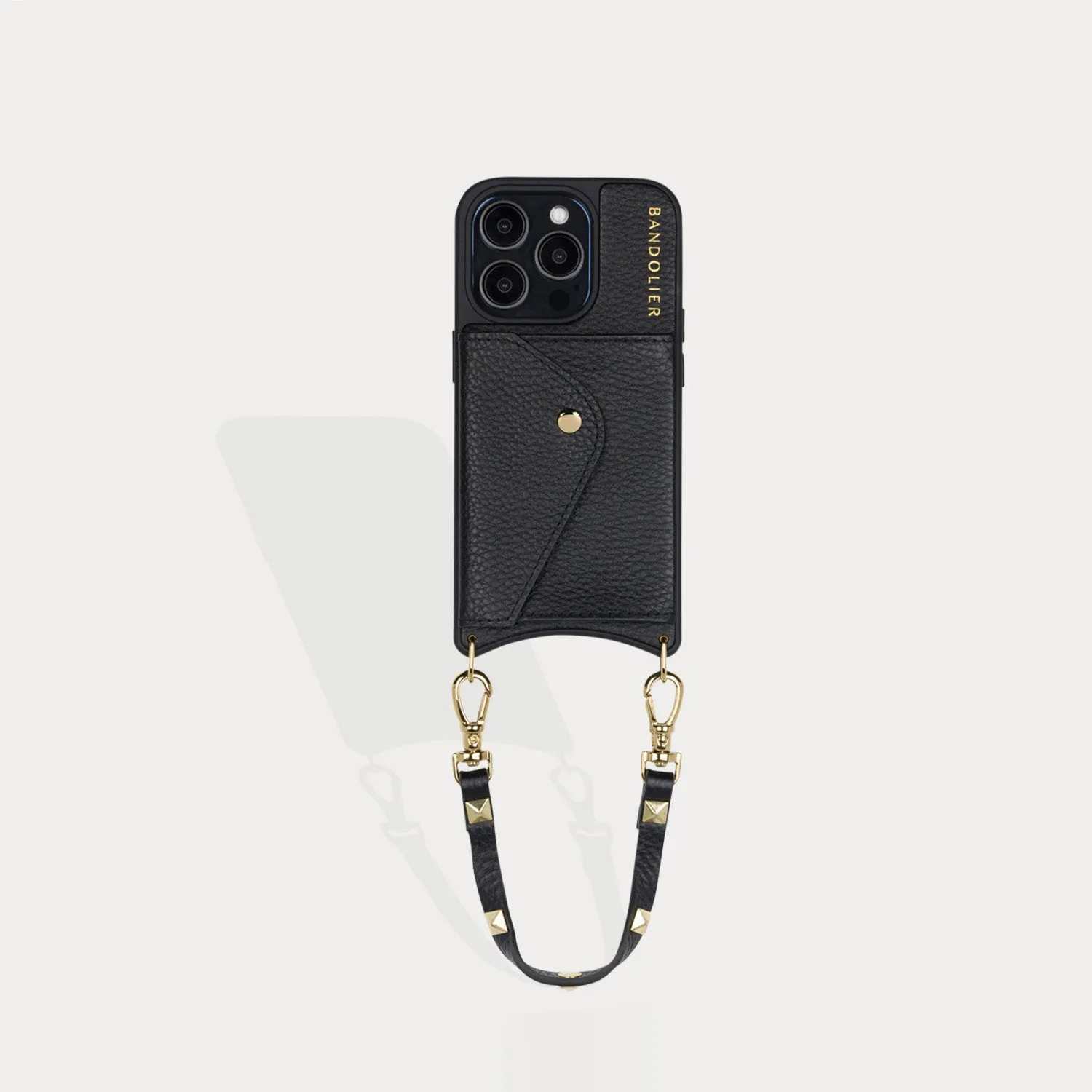 Sarah Bandolet Strap - Black/Gold