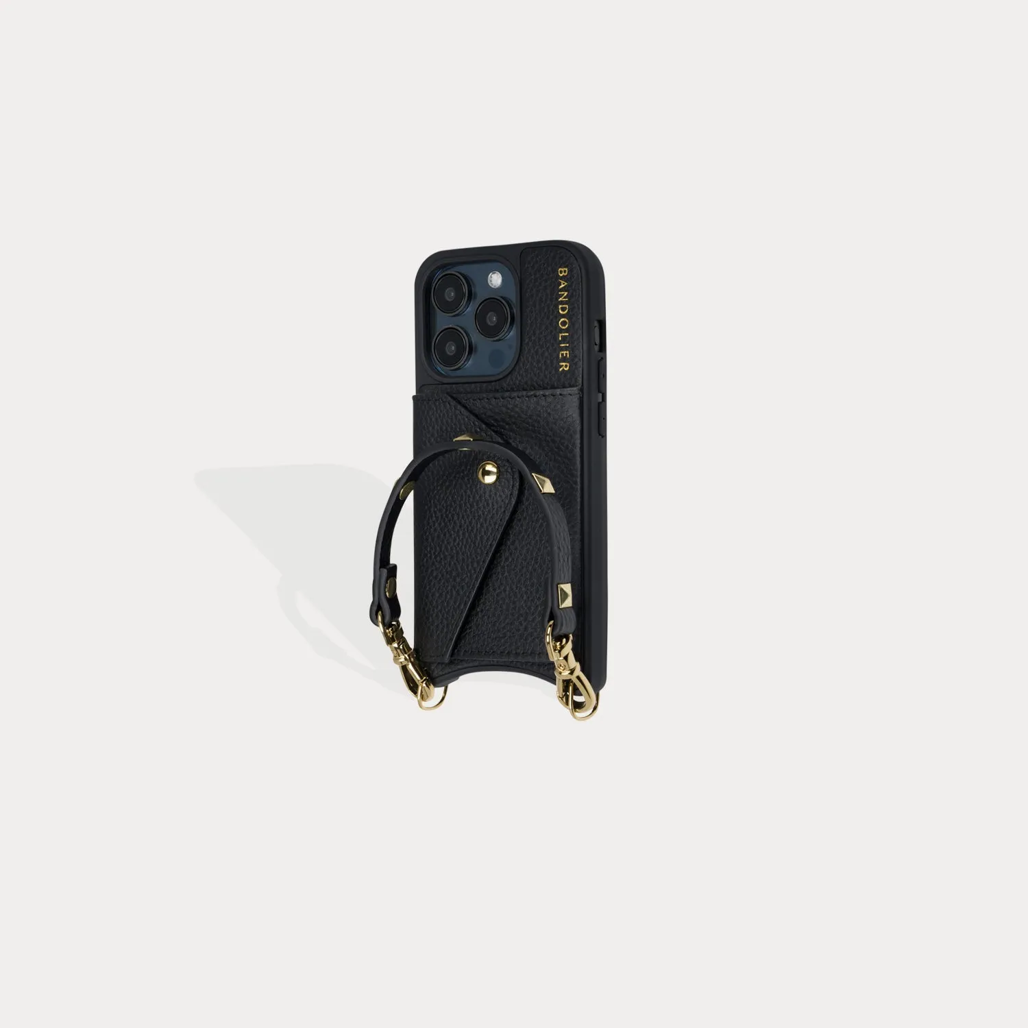 Sarah Bandolet Strap - Black/Gold