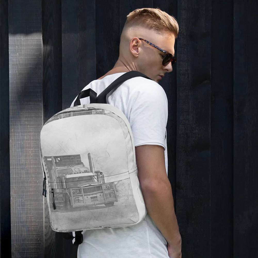 Simple Backpack with truck design