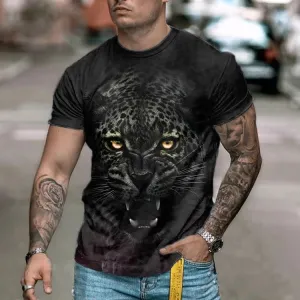 Stylish Casual Leopard Print T-Shirt