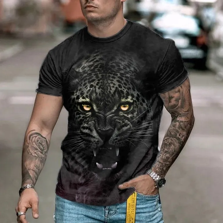 Stylish Casual Leopard Print T-Shirt