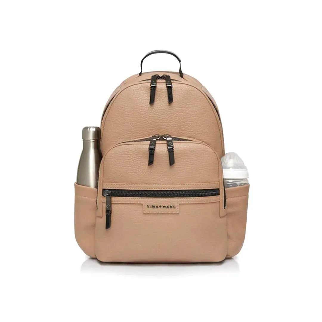 Tiba   Marl Elwood Twin Changing Backpack - Taupe